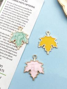 15pcs/set Maple Leaf DIY Pendant - Multicolor - View 6