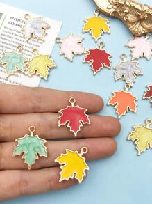 15pcs/set Maple Leaf DIY Pendant - Multicolor - View 7