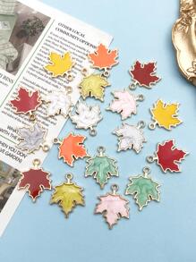 15pcs/set Maple Leaf DIY Pendant - Multicolor - View 2