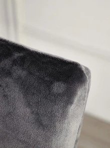 1 Màu Bọc Bọc Ghế, Bọc Ghế Phòng Ăn Polyester Hiện Đại Bọc Ghế Cho Gia Đình - Màu xám đen - Xem 4