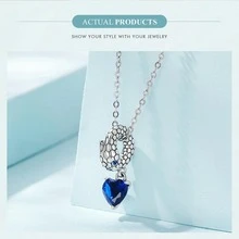 WOSTU Cubic Zirconia Heart Sterling Silver DIY Bead - Silver - View 8