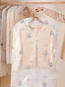 Túi nén chân không đồ họa hoạt hình 1 cái - trắng - Xem 1