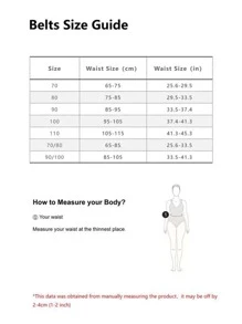 1 pieza Cinturón de mujer con hebilla cuadrada de moda para la vida diaria, verano, escuela, otoño, Halloween - Camel - Ver 4