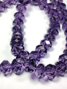 Hạt DIY phẳng - Màu tím  Violet - Xem 1