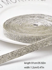 1 Kính Sang Trọng Kim Cương Giả Trang Trí Tự Làm Phụ Kiện Trang Sức Dành Cho Nữ Cho Tự Làm Trang Sức Làm - trắng - Xem 2