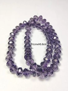 Hạt DIY phẳng - Màu tím  Violet - Xem 4