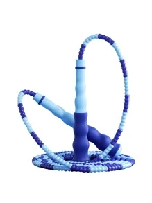 1Pc Khối Màu PVC Dây Nhảy Thể Dục Ngoài Trời - Màu xanh lam - Xem 2