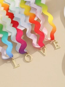 Vòng cổ mặt dây chuyền chữ cái 1 cái - Nhiều màu - Xem 2