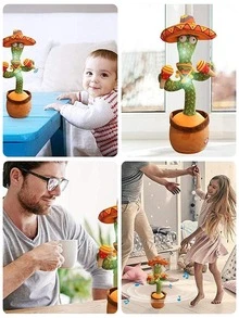 1入組聚酰胺創意仙人掌設計互動遊戲適合派對 - 軍綠色 - 查看 7