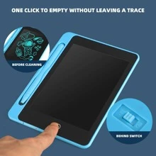 1set Plastic Writing Tablet Drawing Board, Minimalist Children Doodle Sketchpad Toy For Home