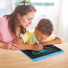 1set Plastic Writing Tablet Drawing Board, Minimalist Children Doodle Sketchpad Toy For Home