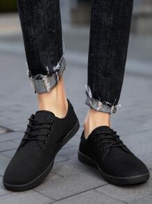Casual Men'S Sneakers - Black - View 2