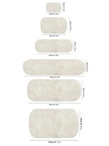 1 Chiếc Đồng Màu Sang Trọng Thảm Kaki Màu Polyester Sang Trọng Sàn Cho Phòng Khách, Phòng Ngủ - Màu Khaki - Xem 4