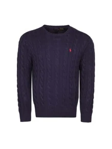 Polo Ralph Lauren Men's Knitted Sweater BLUE 710775885001 - Blue - View 3