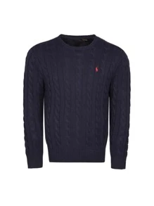 Polo Ralph Lauren Men's Knitted Sweater BLUE 710775885001 - Blue - View 5