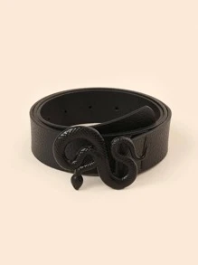 Thắt lưng nam thiết kế khóa thắt lưng - màu đen - Xem 1