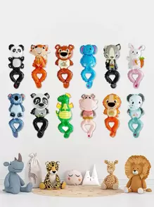 12pcs Animal Shaped Playable Bracelet Balloon - Multicolor - View 2
