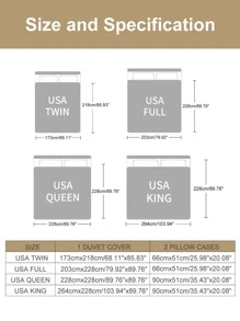 3入組/套向日葵圖案被套套裝不附帶現代花朵印花被套套裝棉被套和2入組適用於臥室 - 彩色 - 查看 5