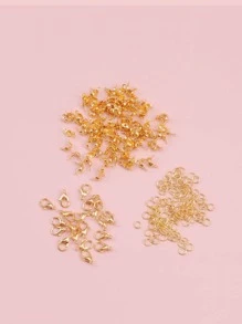 1 Gói Thời Trang Tôm Hùm Khóa & Vòng Nhảy & Tự Làm Tại Ngoại Cho Nữ Cho Tự Làm Trang Sức Làm - Bạc - Xem 2