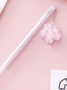 2 chiếc Bút Gel trang trí hoa, Bút gel nhựa trang trí hoa hiện đại cho văn phòng, trường học - Nhiều màu - Xem 5