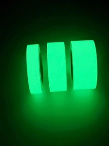 1卷夜光胶带，简单纯色夜光警示胶带，适用于家庭、贴纸、墙贴、乙烯基贴花，用于家居装饰、春季装饰品，让您的家焕然一新，拉玛装饰贴纸