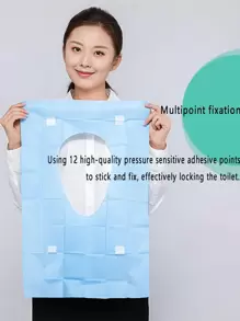 10pcs Disposable Toilet Seat Cover Bathroom Decor Fall Decor