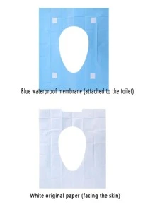 10pcs Disposable Toilet Seat Cover Bathroom Decor Fall Decor