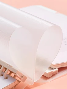 Wen gu 60 cái/bộ Letter Graphic Notebook, Di Động Đơn Giản Tạp Chí Notebook Cho Học Sinh, Văn Phòng - Màu xanh lam - Xem 5