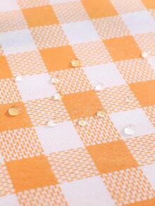 1pc Plaid Pattern Outdoor Waterproof Picnic Mat - Multicolor - View 7