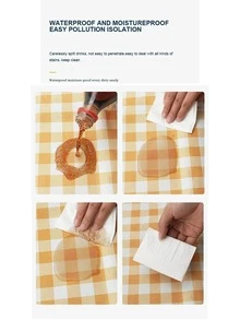 1pc Plaid Pattern Outdoor Waterproof Picnic Mat - Multicolor - View 5