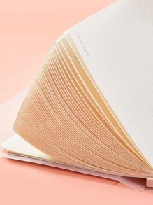 Wen gu 60 cái/bộ Letter Graphic Notebook, Di Động Đơn Giản Tạp Chí Notebook Cho Học Sinh, Văn Phòng - Màu xanh lam - Xem 8