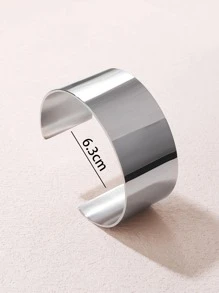 Vòng tay tối giản - Bạc - Xem 4