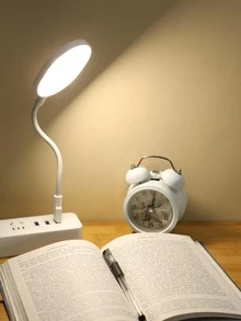 1 pieza de plástico Libro modernista mini portátil Luz para dormitorio - Blanco - Ver 2