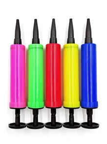 1 Peça Cor Aleatória Insuflador De Balão - Multicolorido - Ver 4
