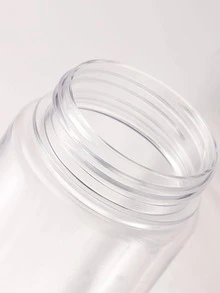 1入組標語圖案水瓶 - 無色 - 查看 4