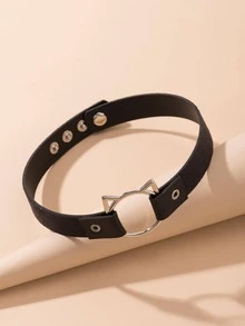 1 Phụ Nữ Đầu Mèo Trang Trí Punk Trang Phục Choker, Dành Cho Đảng - Nhiều màu - Xem 3