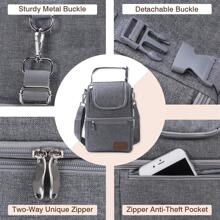 Momcozy Insulated Baby Bottle Bag - Breastmilk Cooler Bag - 深灰色 - 查看 7