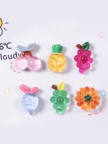 Hình dán tủ lạnh từ tính trang trí đơn giản đáng yêu hình trái cây cho cửa kim loại, tủ lạnh, bảng đen lớp học, bảng trắng văn phòng, bảng vẽ và những nơi khác - Nhiều màu - Xem 2
