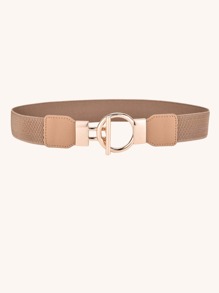 1 件女式松紧腰带，适合连衣裙、开衫、裤子和裙子 - 卡其色 - 查看 2