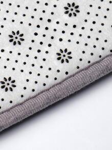 1入組石紋防滑沐浴現代滌綸浴室毯適用於家庭 - 灰色 - 查看 6