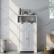Bathroom Cabinet - White - View 2