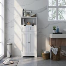 Bathroom Cabinet - White - View 1