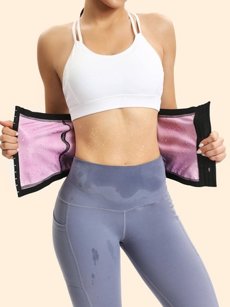 Sports Outdoor Waterproof PU Polyurethane Polyester Sport Corset For Women Shapewear Waist Trainer Corset Gym Accessories