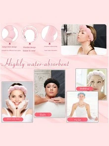 Solid Padded Headband - Pink - View 2