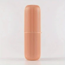 Hộp đựng bàn chải đánh răng di động bằng nhựa 1 cái - Hồng - Xem 2