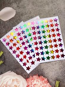 3pcs Star Pattern Sticker, Modern Multifunction Sticker For Student