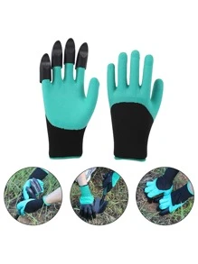 1件套塑膠園藝現代多功能園藝手套適用於花園 - 彩色 - 查看 7