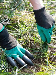 1件套塑膠園藝現代多功能園藝手套適用於花園 - 彩色 - 查看 5