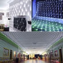 LED string lights, mesh curtains, Christmas weddings, parties, outdoor Christmas lights, garden decorations - Trong sáng - Xem 3
