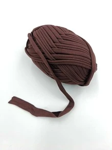 1pc Fabric Cord Diy Handmade Basket, Toy, Shoes, Carpet Storage Basket Thread - Coffee Brown - View 5
